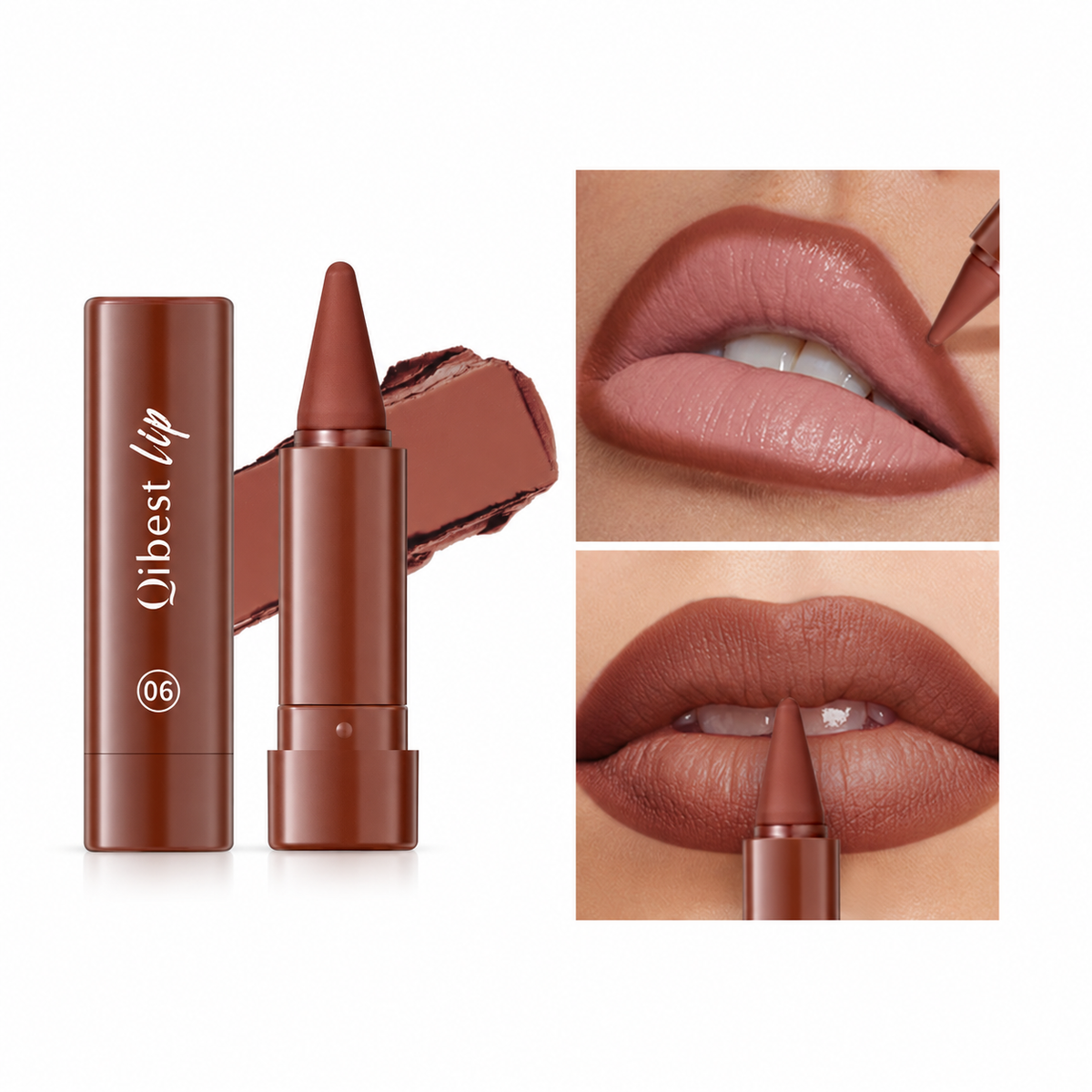 Matte Lip Liner – Retractable Lip Pencil
