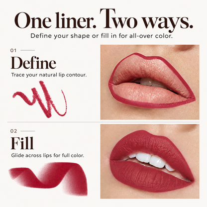 Matte Lip Liner – Retractable Lip Pencil